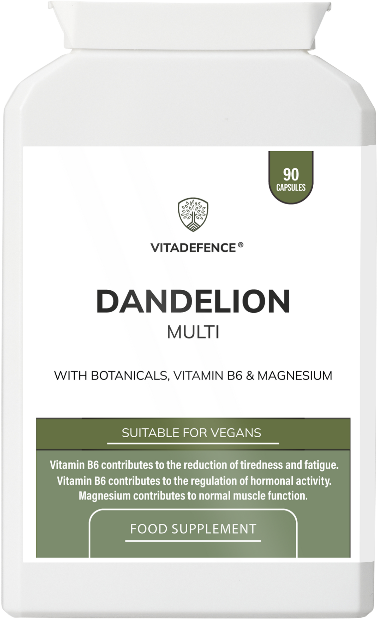 Dandelion Multi | With Vitamin B6, Magnesium & Botanicals – 90 Capsules