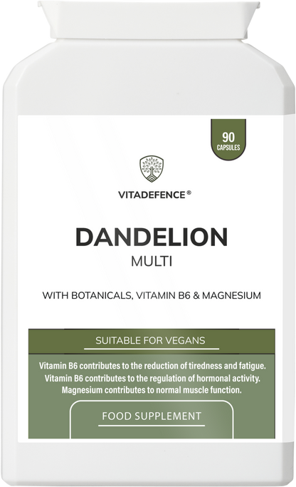 Dandelion Multi | With Vitamin B6, Magnesium & Botanicals – 90 Capsules