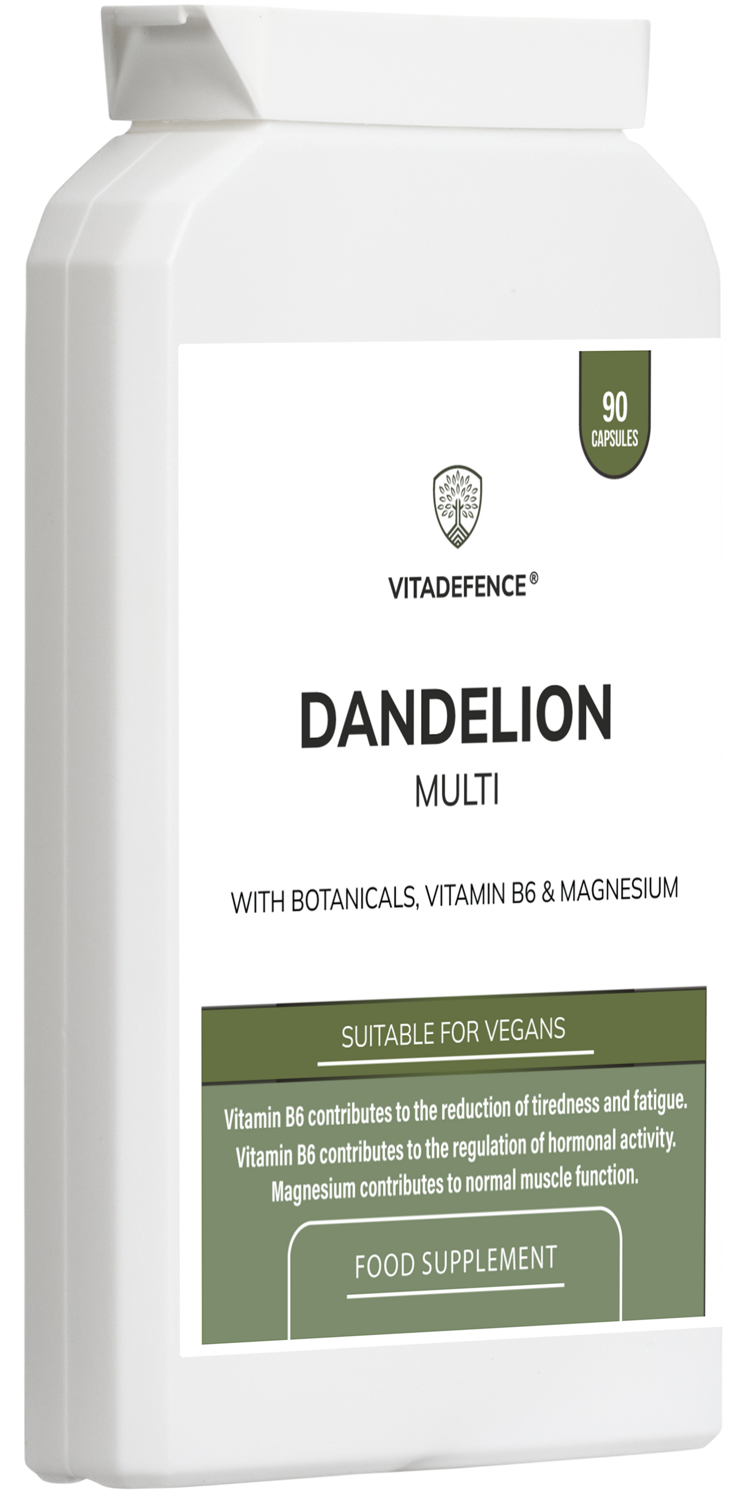 Dandelion Multi | With Vitamin B6, Magnesium & Botanicals – 90 Capsules