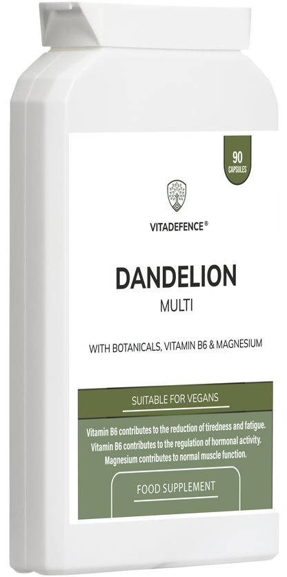 Dandelion Multi | With Vitamin B6, Magnesium & Botanicals – 90 Capsules