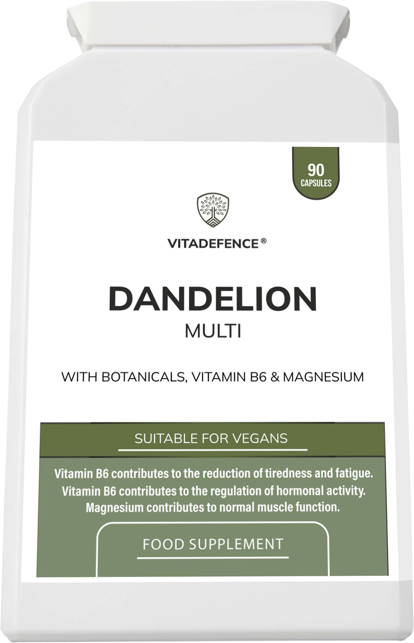 Dandelion Multi | With Vitamin B6, Magnesium & Botanicals – 90 Capsules
