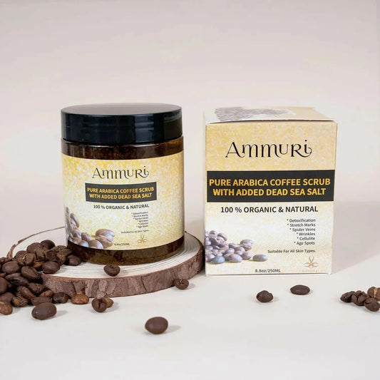 Ammuri Organic Coffee Scrub for Skin - Arabica Face Mask